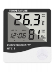 Elektroninis patalpų termometras ir higrometras, žadintuvas