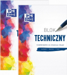 Techninis blokas Oxford A3, 10 lapų, baltas, 2 vnt.