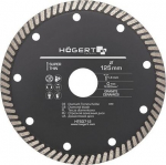 Hogert Turbo Deimantinis Pjovimo Disk 125mm Plytelėms, Mūrui