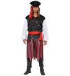 &bdquo;KARIBŲ PIRATAS&ldquo; (mar&scaron;kinėliai su liemene, kelnėmis, diržu, galvos juosta, skrybėle)