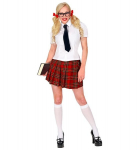 &bdquo;MOKYKLININKĖ&ldquo; (mar&scaron;kinėliai, sijonas, kaklarai&scaron;tis, plaukų segtukai su kaspinu)