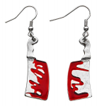 Pairs of "BLOODY CLEAVER EARRINGS"