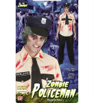 &bdquo;ZOMBIS POLICININKAS&ldquo; (krauju suteptas mar&scaron;kinėliai, kelnės, suply&scaron;ęs kaklarai&scaron;tis, kepurė)