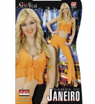 "SAMBA DE JANEIRO" elastanas (neoninės oranžinės spalvos vir&scaron;ūnės ir kelnės)