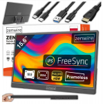 Ne&scaron;iojamas USB-C Full HD 1920x1080 IPS HDR HDMI monitorius 15,6 colių ne&scaron;iojamiems kompiuteriams Zenwire M9P