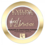 Kompakti&scaron;ka pudra Eveline Cosmetics Feel the Bronze, 02 chocolate cake, 4g