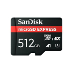 MikroSD atminties kortelė - SANDISK - Express - 512 Go - 880MB/s - Auk&scaron;tos 4K na&scaron;umo