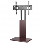 TV staliukas, universalus stalvir&scaron;io sukamasis ir auk&scaron;čio reguliuojamas, 66x40x106,5-134 cm, juodas