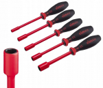 Izoliuotas Vde lizdinis raktų rinkinys 5.5-13mm, 5 vnt.