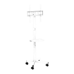TV laikiklis Gembird televizoriaus stovas su ratukais, 32" - 55", maksimali apkrova: 30 kg, minimalus ekrano dydis: 81.3 cm