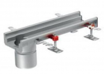 ACO modulinis 125 nerūdijančio plieno latakas 153x50x1000 mm, H50, galinis i&scaron;leidimas DN125