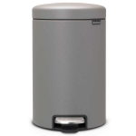 Brabantia Newicon 12 L &Scaron;iuk&scaron;liadėžė su Pedalu, Mineral Concrete Grey
