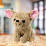 Pliu&scaron;inis žaislas &Scaron;uniukas Chihuahua, 22 cm, smėlio sp.
