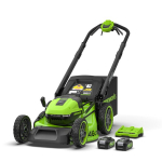 Savaeigė akumuliatorinė vejapjovė Greenworks MO48L424-01, 48 V, su akumuliatoriumi ir įkrovikliu