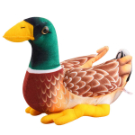 Pliu&scaron;inis žaislas Antis, 28 cm, ruda/žalia