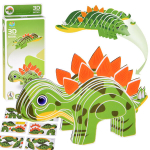 3D kartoninė dėlionė &ndash; dinozauras Stegosaurus