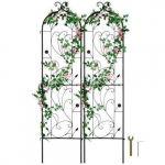 2 vnt. metalinės sodo grotelės vijokliams &ndash; 38 &times; 152 cm