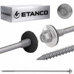 Etanco Gtrw 240mm cinkuoti sraigtai plok&scaron;tėms, 100 vnt.