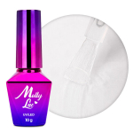 Gelinių nagų vir&scaron;utinis sluoksnis Molly Lac Matte Me Clear 10 ml, nereikalaujantis nuvalymo, matinė apdaila