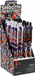 Automatinis ra&scaron;iklis Fashion Abstract, mėlynas, 24 vnt.