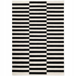 Hanse Home Donna vilnonis kilimas juoda/natūrali/balta 160x230