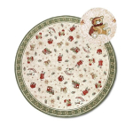 Villeroy & Boch Toy's Delight žalias įvairiaspalvis apvalus kilimas 200 x 200 cm