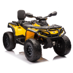 Elektrinis keturratis Quad Can Am Outlander 4x4 DK-CA005, geltonas