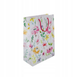 Dekoratyvinės dovanų mai&scaron;eliai su gėlių grafika, 10 vnt.