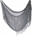 Juodas voratinklio uždangalas/staltiesė Halloweeno dekoravimui 76x228cm