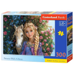Dėlionė Castorland &bdquo;Princesė su žirgu&ldquo; 300 dalių, didelis formatas