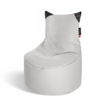 Sėdmai&scaron;is Qubo Munchkin Silver POP FIT mink&scaron;tas audinys, vaiki&scaron;kas dizainas