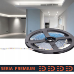 Led juosta Slim 4mm, 12v, 60 Led/m, &scaron;alta balta, 5m