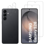 Grūdintas Stiklas Samsung Galaxy S26 ir Kameros Apsauga [2 vnt.] Phonillico&reg; Stiklo Apsaugos Filmas