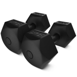 Bituminiai hanteliai pratimams 2 &times; 8 kg &ndash; treniruotėms namuose ir sporto erdvėse