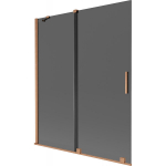 Vonios sienelė Mexen Velar, 140 x 150 cm, Brushed copper/Graphite