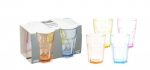 Alaus stiklinės universalios &ndash; 4 dalių rinkinys, 360 ml talpa, stiklo medžiaga