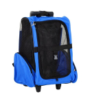 Transportavimo narvas PawHut Pet Travel Backpack Bag 2-in-1, mėlynas
