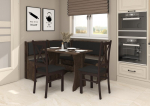 Kampinis virtuvės komplektas Meblocross Oak Grange klasikinio stiliaus MDF stalvir&scaron;is