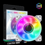 GameMax Gamemax Case Fan | DUAL RING INFINITY WH | White