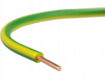 Vienagyslis laidas Dy 1x4mm&sup2; geltonai-žalias, 100m