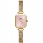 Damski laikrodis Daniel Wellington Quadro Dw00100655 rožinis, auksas