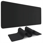 Xxl Gaming pelės ir klaviatūros kilimėlis 90x40 cm, neslystantis, juodas