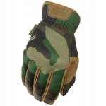 Taktinės pir&scaron;tinės Mechanix Wear Fastfit Woodland Camo Xl