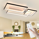 Modernus Pritemdomas Led Lubinis &Scaron;viestuvas Geometrinis 90X50 Cm 68W, 90x50 cm