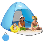 Automati&scaron;kai I&scaron;siskleidžianti Paplūdimio Palapinė Pop Up Purebox 3 Asmenims, 185X150X110 Cm, Upf 50+, 185 &times; 150 &times; 110 cm