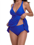 Push-Up Formuojantis Tankini Maudymosi Kostiumėlis Mooncore S, Mėlynas, S