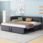 L formos sofa-lova su i&scaron;traukiama lova 90/180x200cm 1 vnt