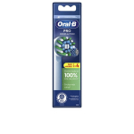 Elektrinio dantų &scaron;epetėlio antgalis Elektriniai dantų &scaron;epetėlio pakaitiniai antgaliai Oral-B Cross Action balti, 4 vnt. rinkinys, suderinami su Oral-B Vitality