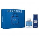 Kvapų dovanų rinkinys Antonio Banderas Blue Seduction EDT 100 ml + dezodorantas su gaiviu vandens aromatu