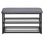 Mink&scaron;tas batų spintelės suoliukas su sėdyne 80 cm, ,ModernHome